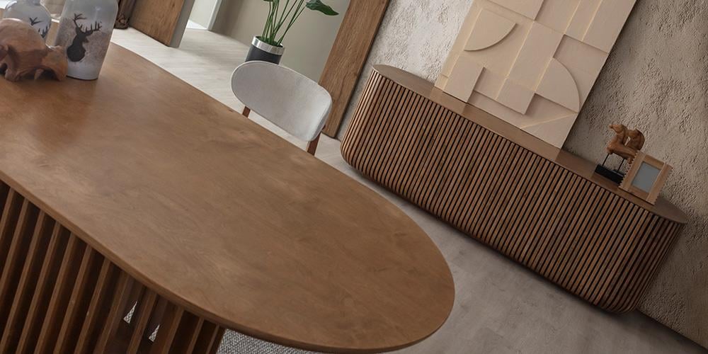 Fold Ceviz Yemek Masası