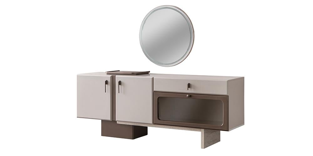 Glorie Aynalı Konsol