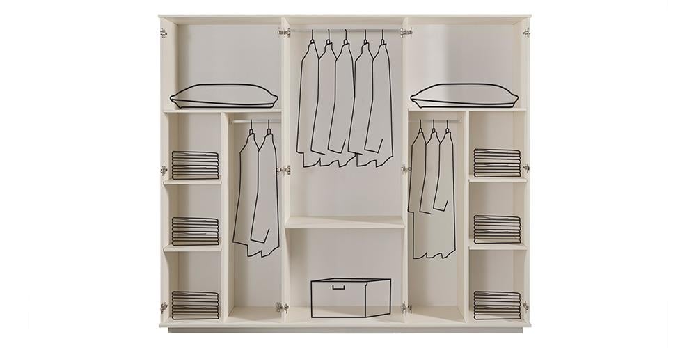 Hazal Beyaz Kapaklı Yatak Odası 