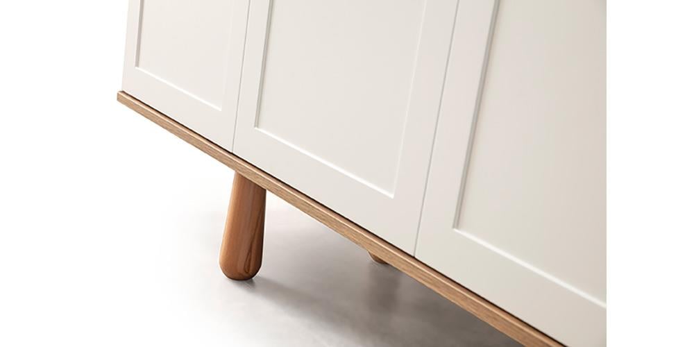 Henna Aynalı Beyaz Konsol