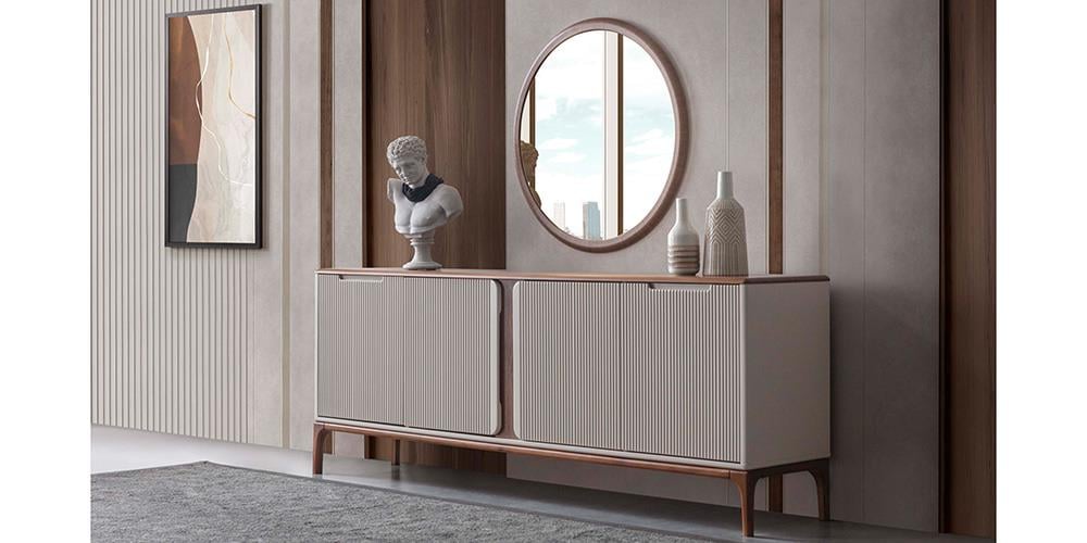 İnci Aynalı Konsol