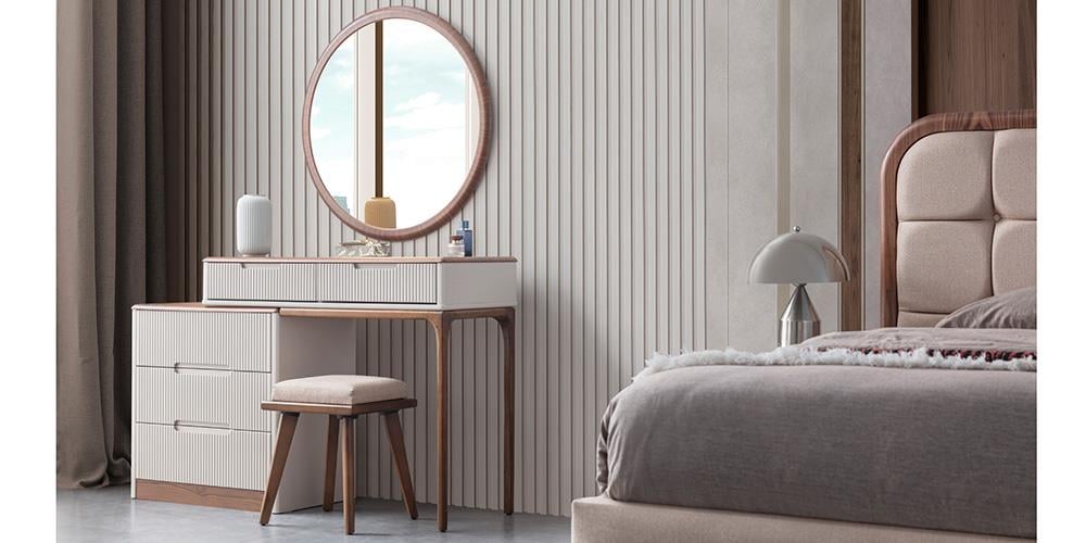 İnci Aynalı Şifonyer