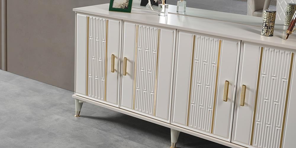 İnci Gold  Aynalı Konsol