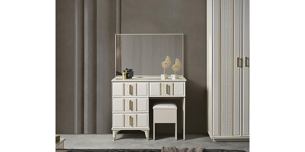 İnci Gold Kapaklı Yatak Odası 