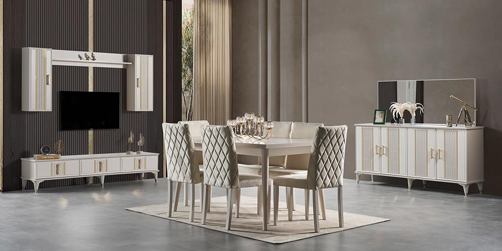 İnci Gold Yemek Odası