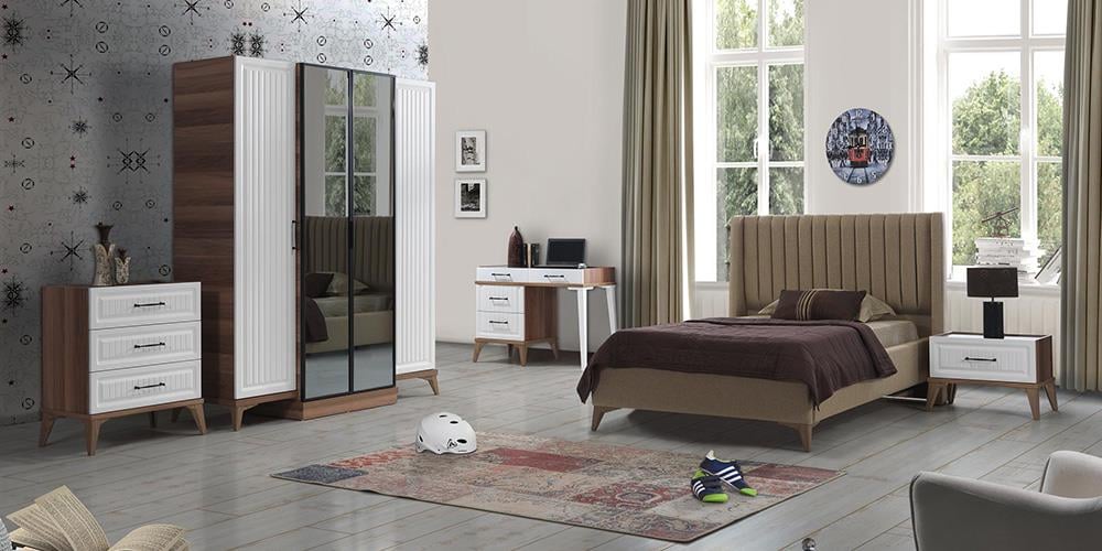 İpek Ceviz-Beyaz Genç Odası