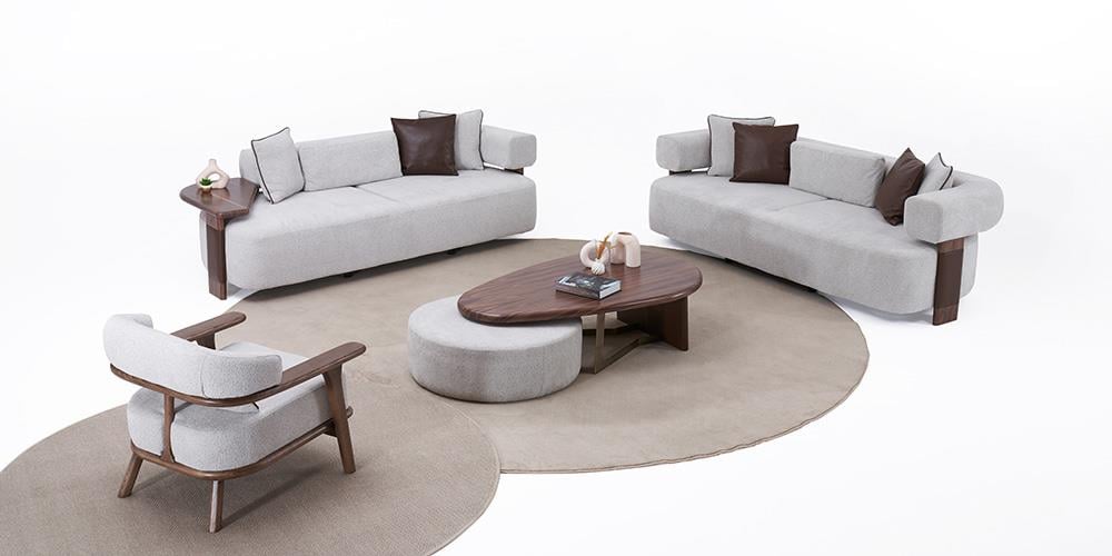 İstanbul Sehpa Kollu Koltuk Takımı