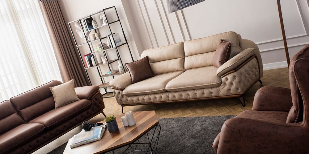 Jaguar Krem Koltuk Takımı