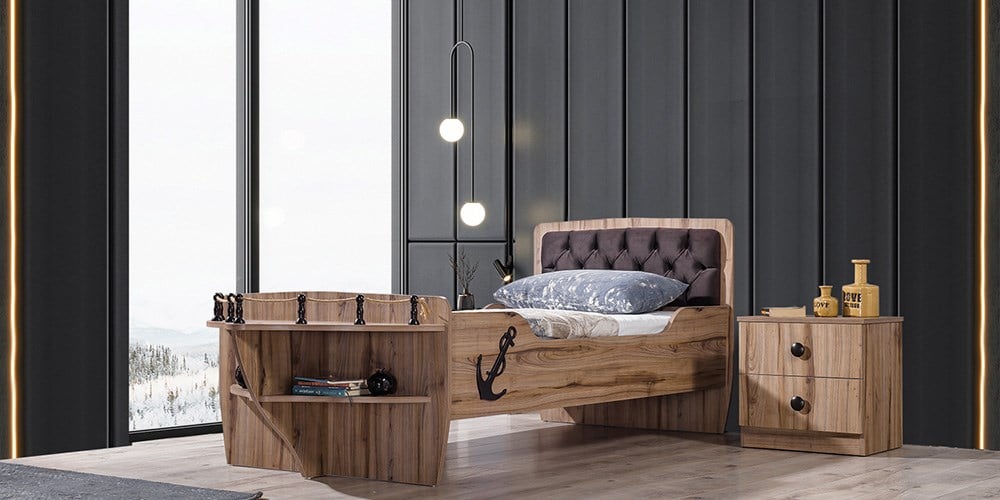 Kaptan Ceviz Kapaklı Genç Odası