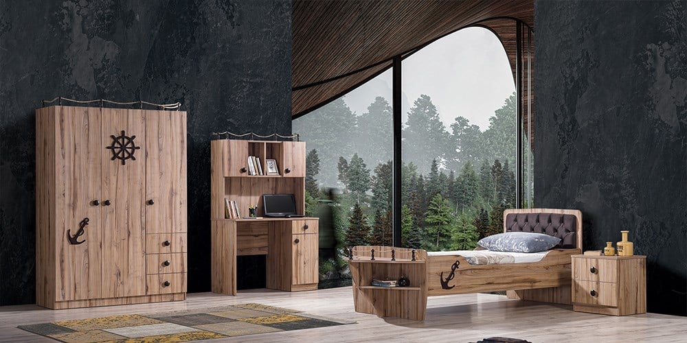 Kaptan Ceviz Kapaklı Genç Odası