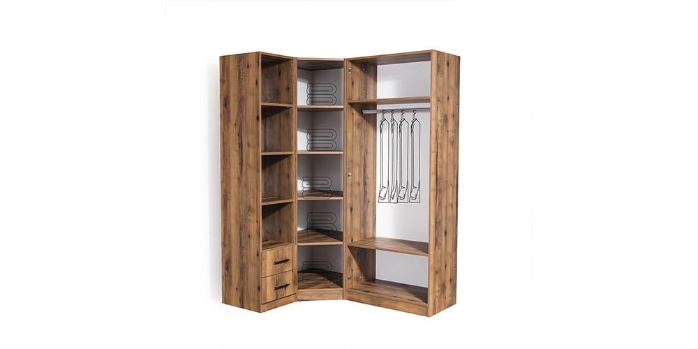 Köşe Dolaplı Genç Odası