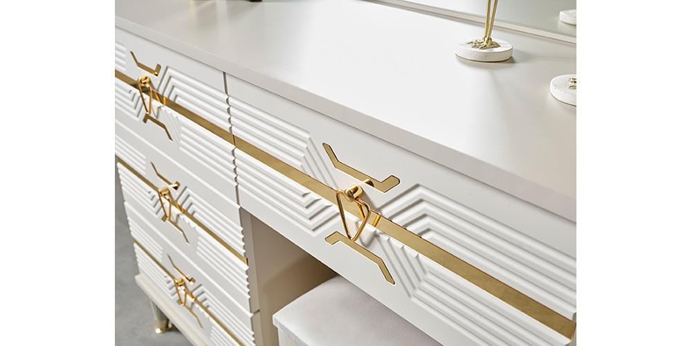 Kristal Gold Kapaklı Yatak Odası 