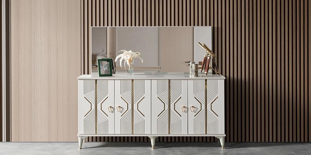 Kristal Gold Yemek Odası