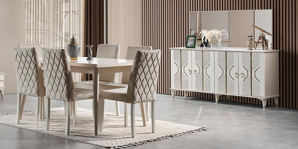 Kristal Gold Yemek Odası