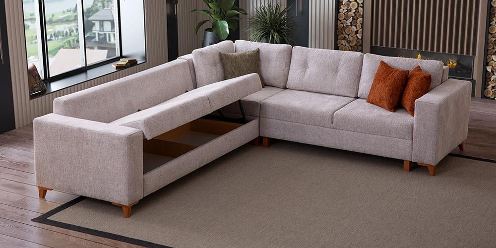 Kumsal Sandıklı Köşe Koltuk