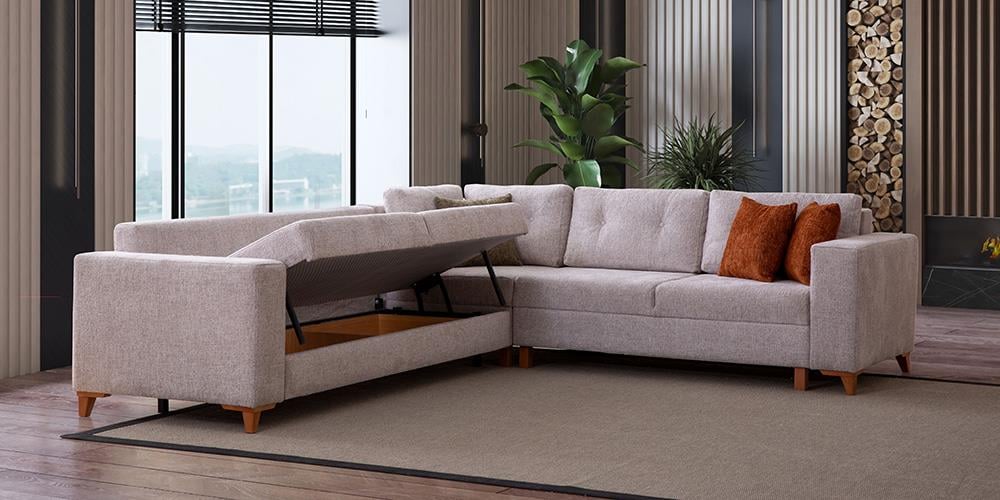 Kumsal Sandıklı Köşe Koltuk