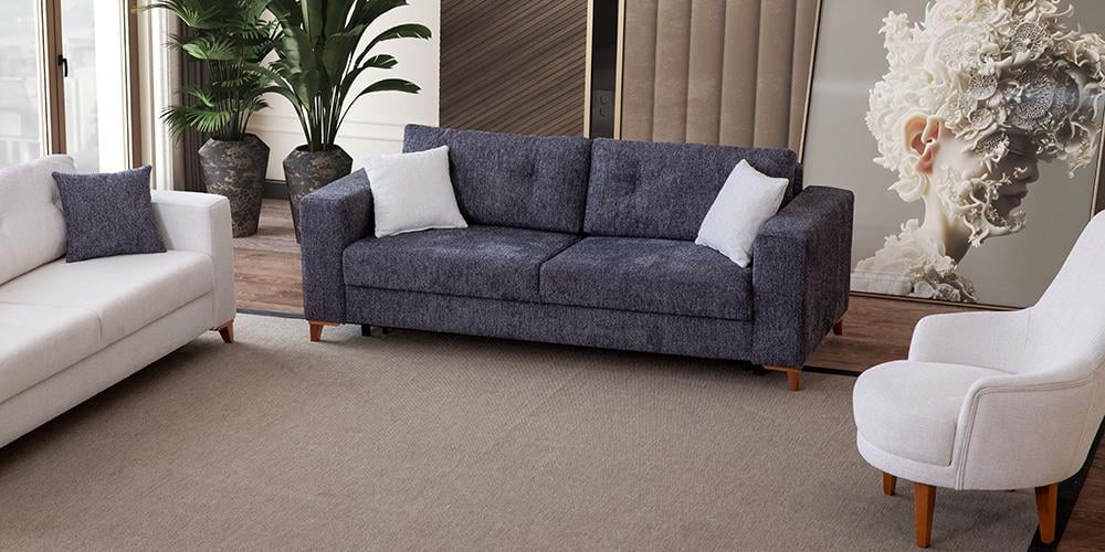 Kumsal Sandıklı Üçlü Koltuk