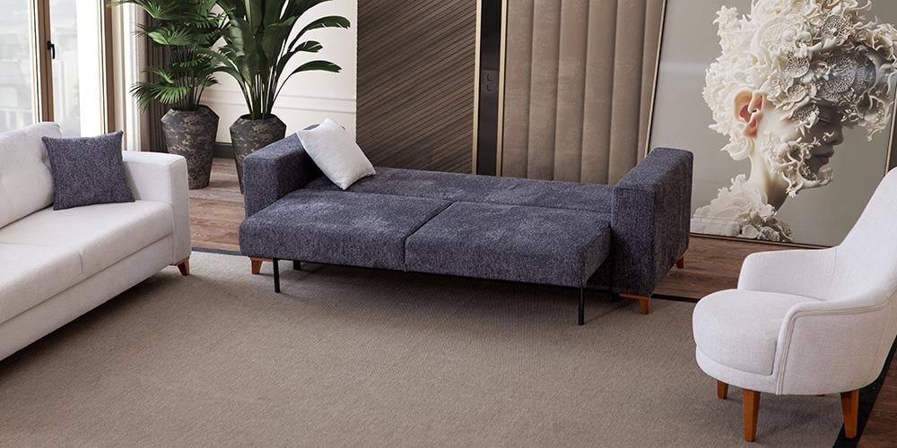 Kumsal Sandıklı Üçlü Koltuk