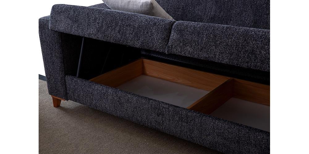 Kumsal Sandıklı Üçlü Koltuk