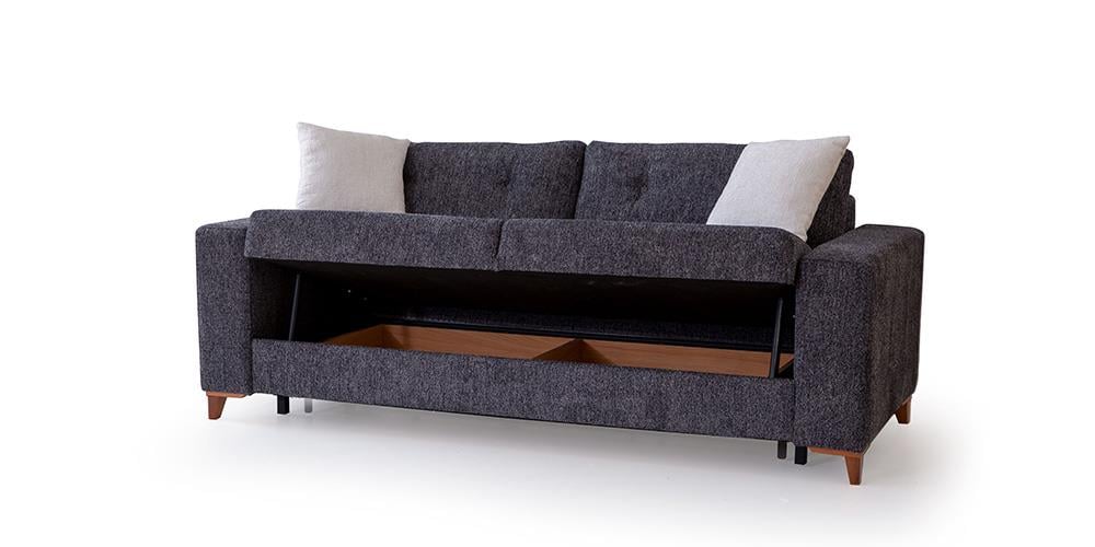 Kumsal Sandıklı Üçlü Koltuk