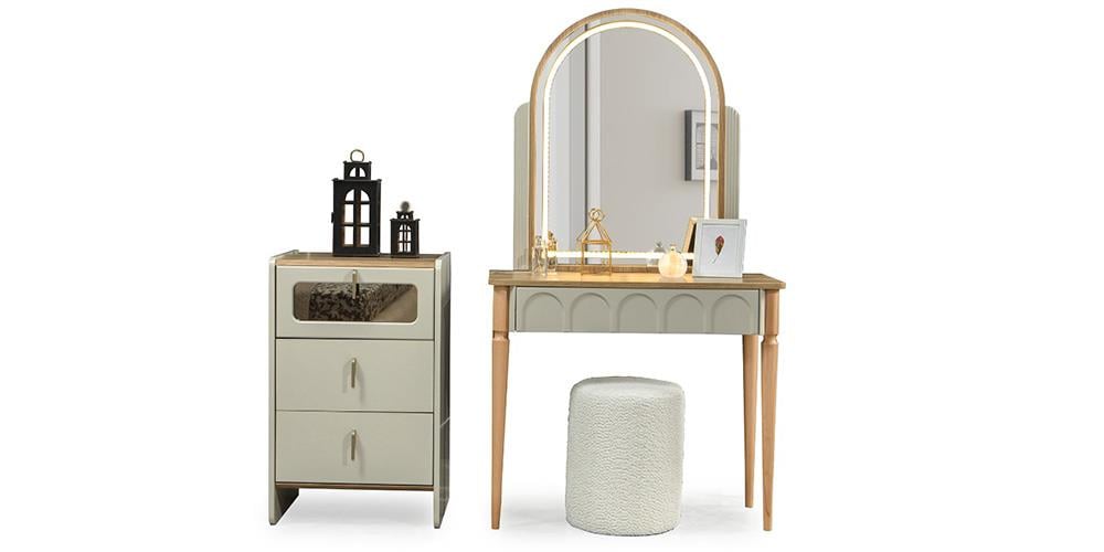 Kuvars Aynalı Şifonyer