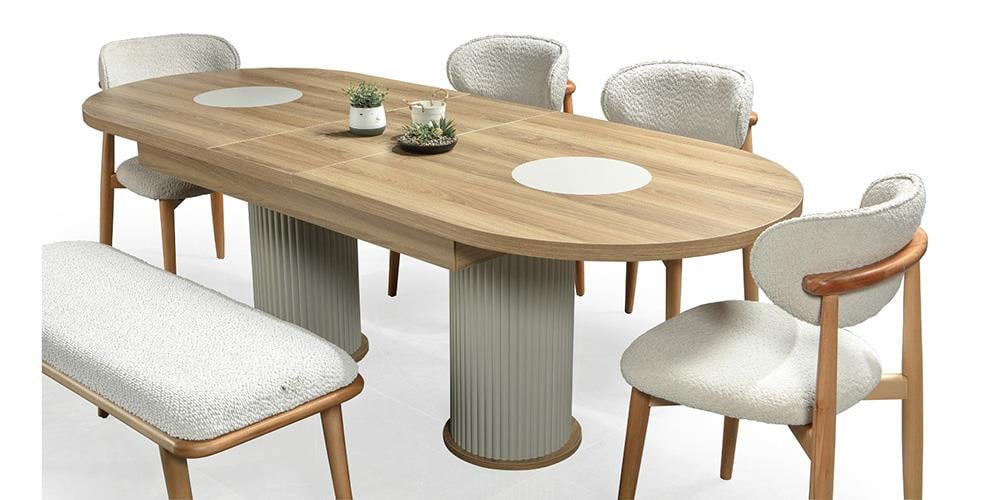 Kuvars Yemek Masası