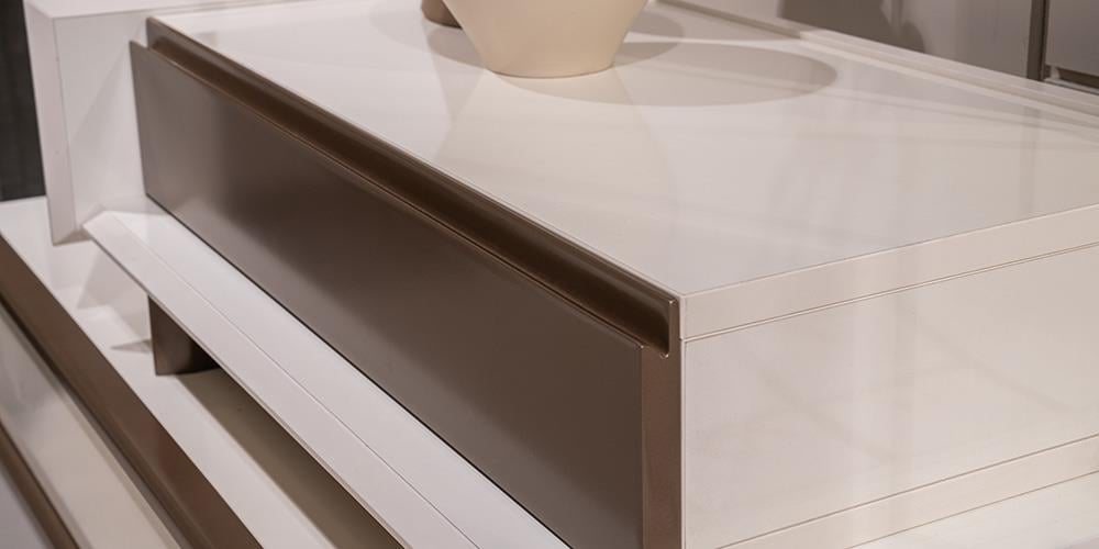 Latte Aynalı Şifonyer