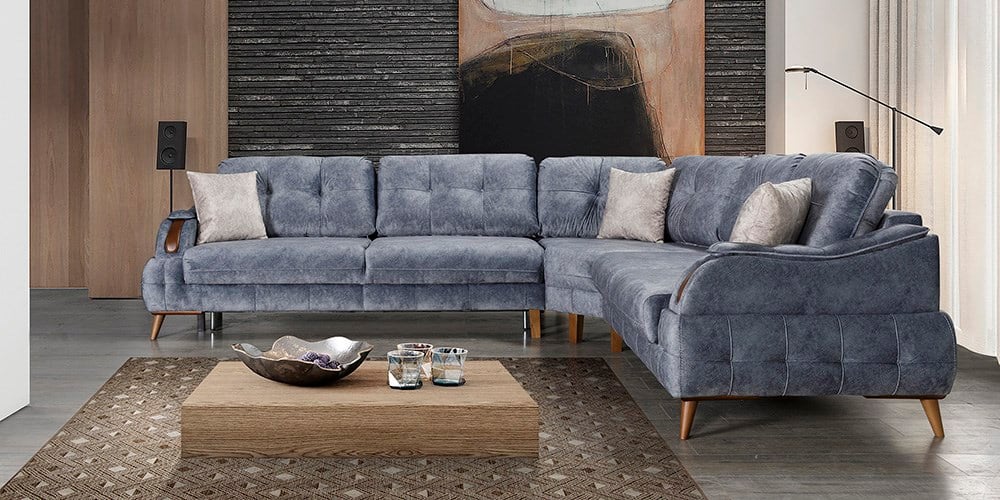 Loft Yataklı Sandıklı Köşe Koltuk