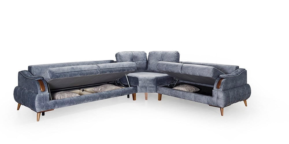 Loft Yataklı Sandıklı Köşe Koltuk