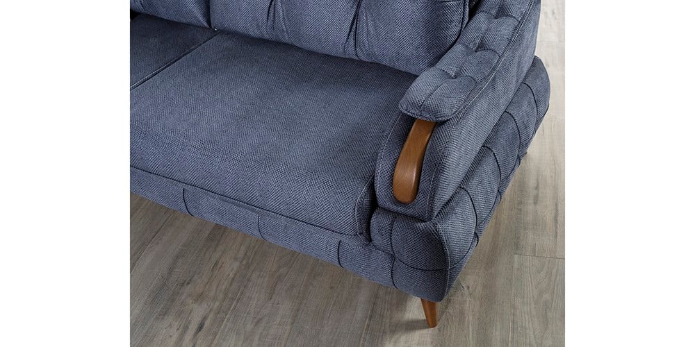 Loft Yataklı Sandıklı Üçlü Koltuk