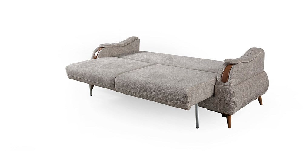 Loft Yataklı Sandıklı Üçlü Koltuk