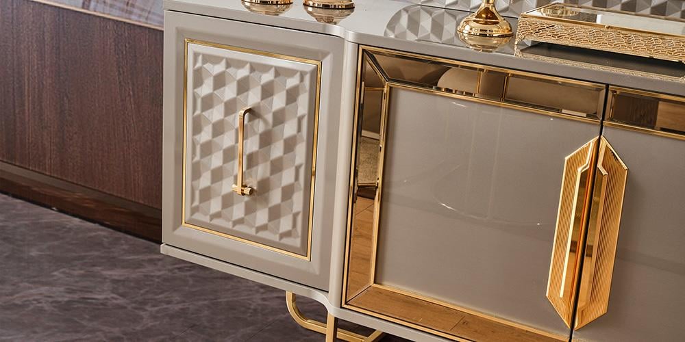 Lounge Nehir Kumu Aynalı Konsol