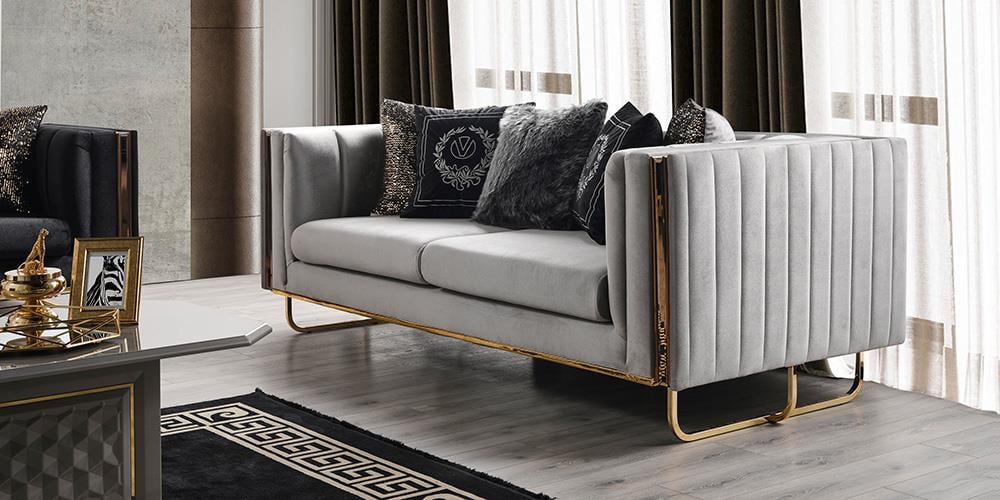 Lounge Nehir Kumu Üçlü Koltuk