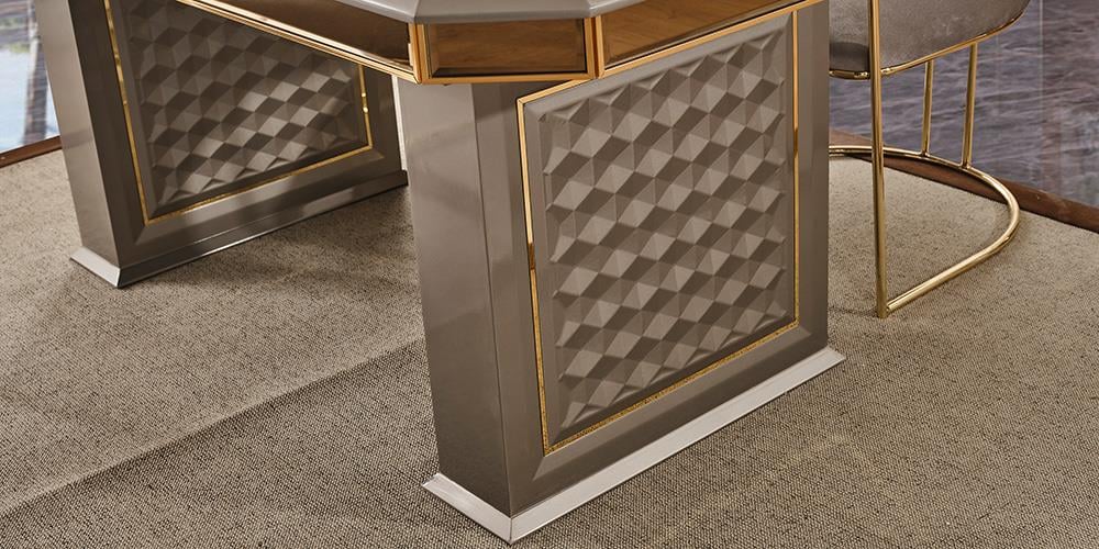 Lounge Nehir Kumu Yemek Masası