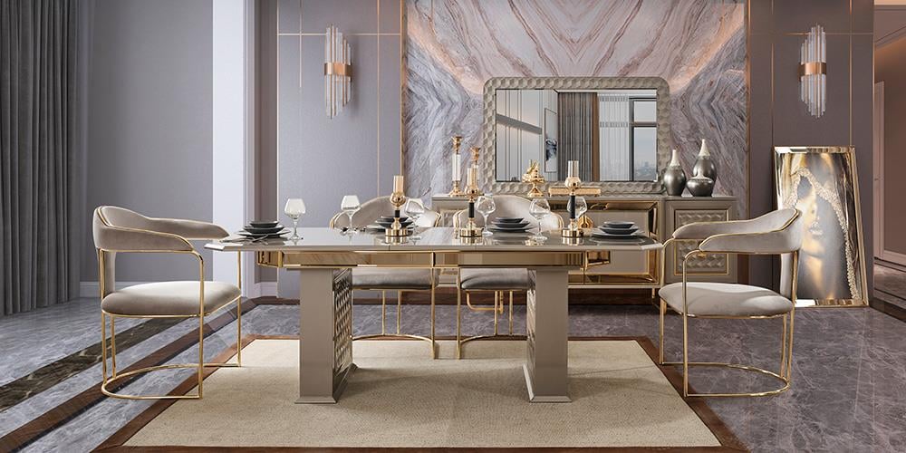 Lounge Nehir Kumu Yemek Odası