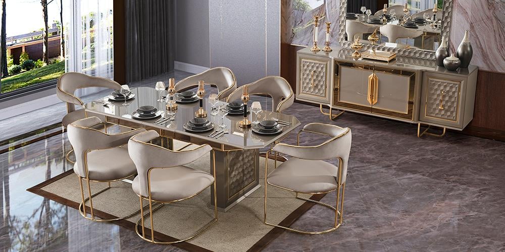 Lounge Nehir Kumu Yemek Odası