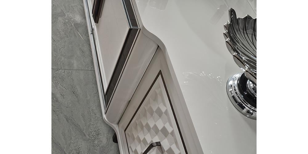 Lounge White Aynalı Konsol