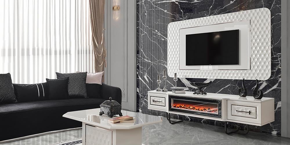 Lounge White TV Ünitesi