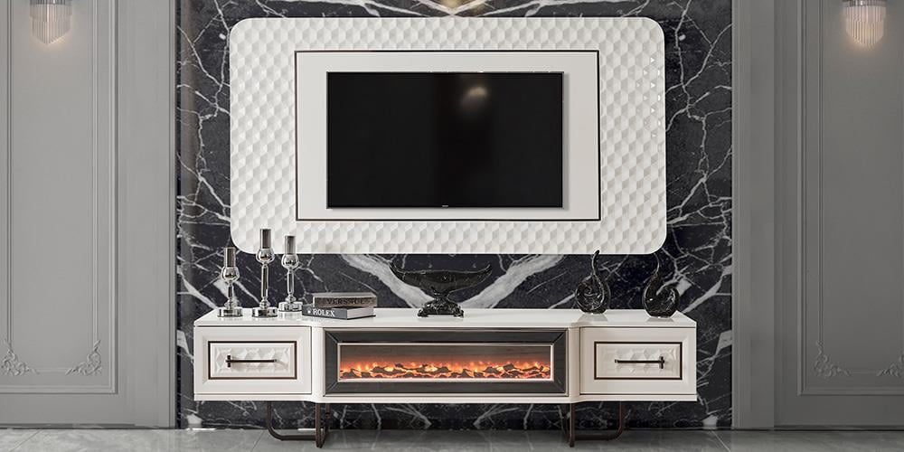 Lounge White TV Ünitesi