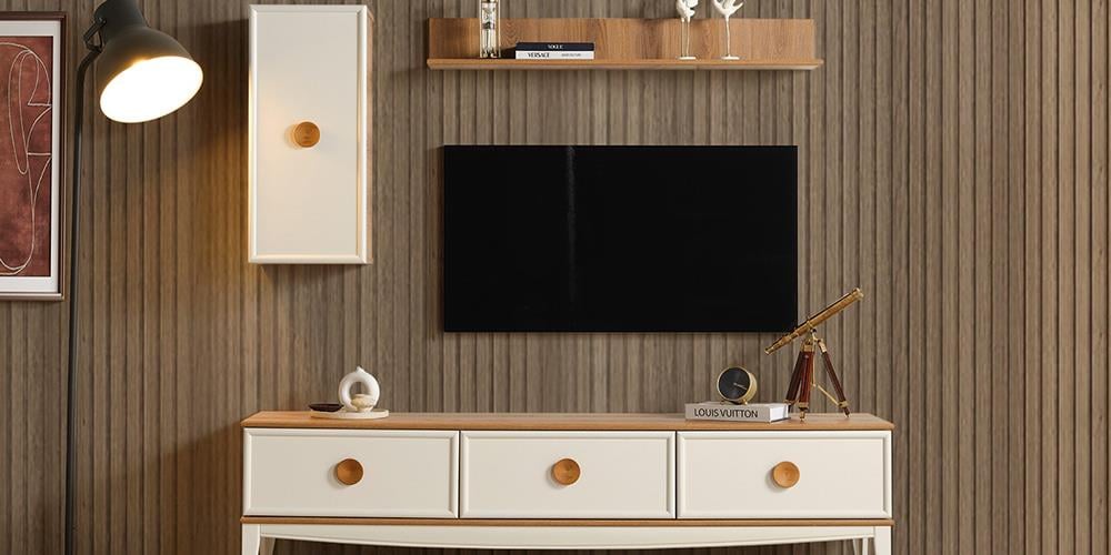 Luna Raflı TV Ünitesi