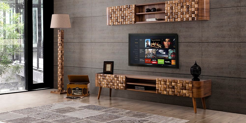 M109 Ahşap TV Ünitesi