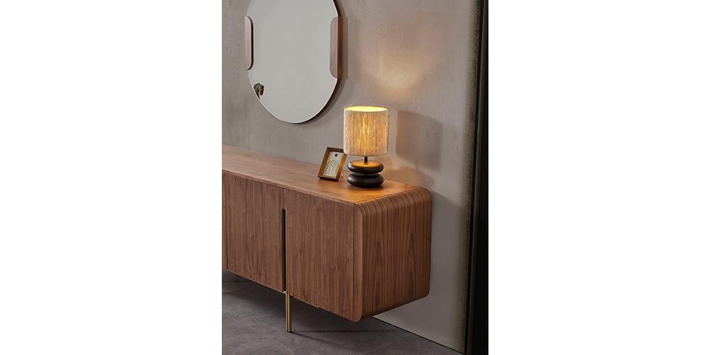 M30 Ceviz Aynalı Konsol