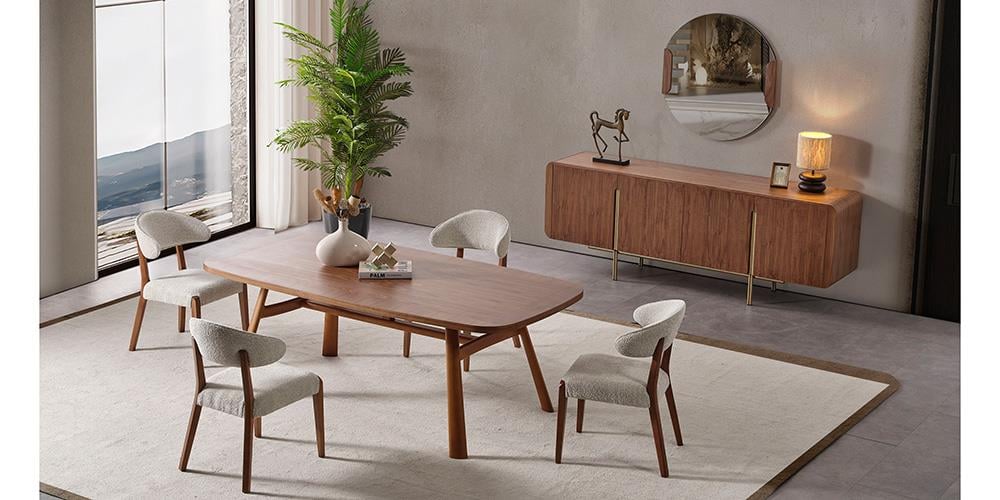 M30 Ceviz Yemek Odası