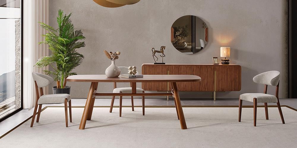 M30 Ceviz Yemek Odası