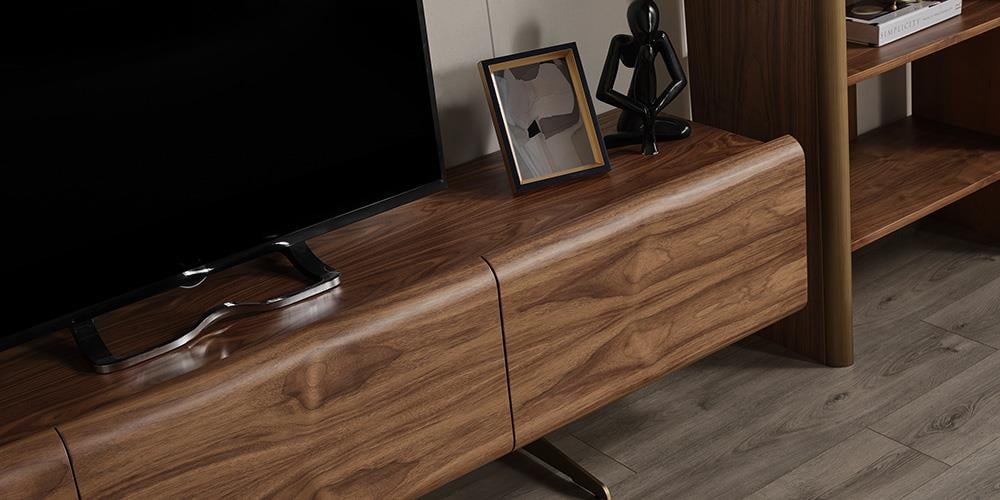 M43 Raflı Ceviz TV Ünitesi 