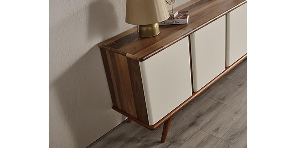 M44 Krem Aynalı Konsol