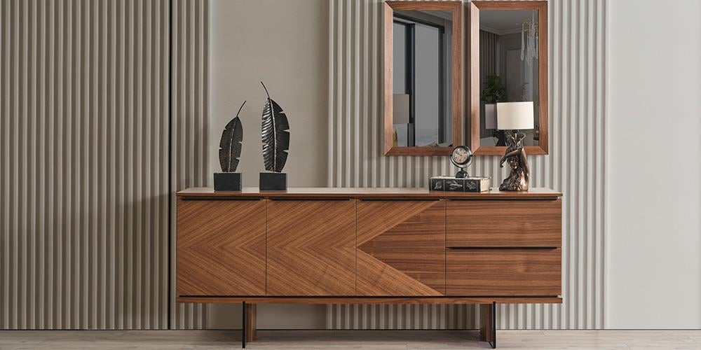 M57 Ceviz Yemek Odası Takımı