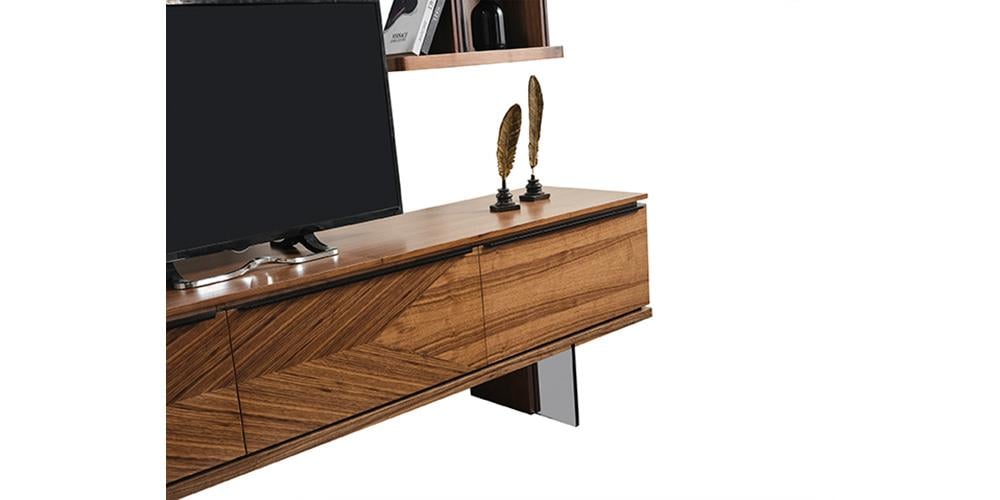 M57 MDF Ceviz TV Ünitesi 