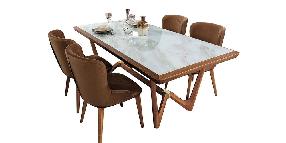 M60 Ceviz Yemek Odası