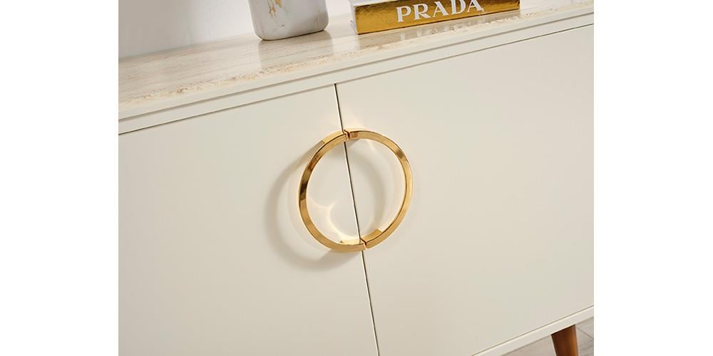 M75 Aynalı Mermer Konsol